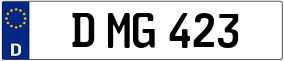 Truck License Plate